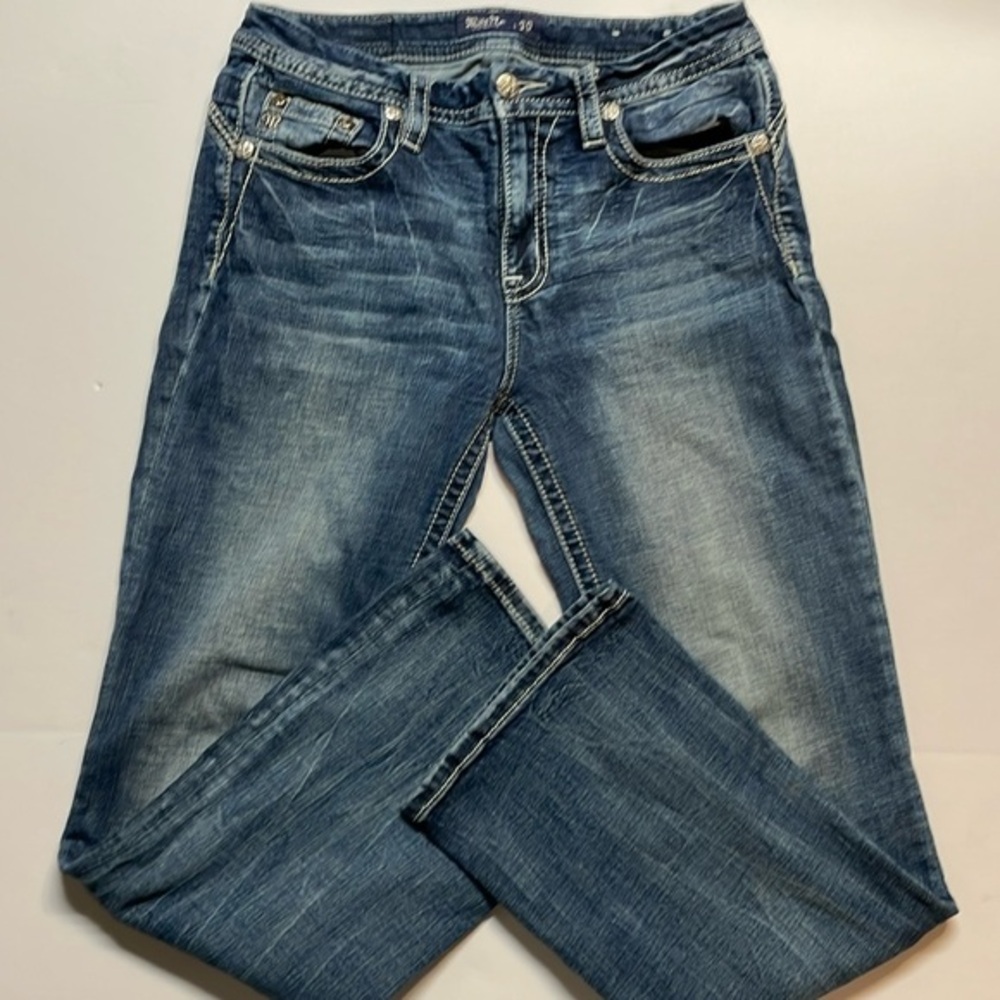 Miss Me Jeans Women’s Curvy Boot Cut Mid-Rise Size 30